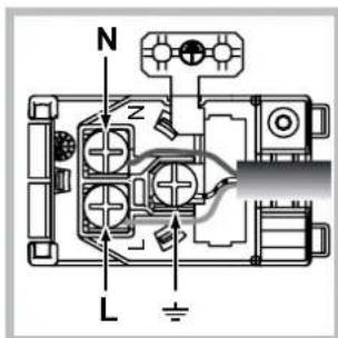 HOTPOINT FHR 540 (AN)HA S - Anschluss des Netzkabels - 2
