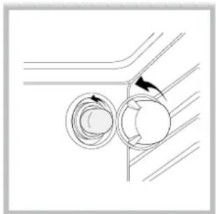 HOTPOINT FHR 540 (AN)HA S - Замена лампочки - 1