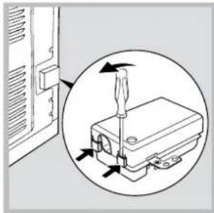 HOTPOINT FHR 540 (AN)HA S - Montagem do cabo de fornecimento - 1