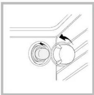 HOTPOINT FHR 540 (AN)HA S - Substituição da lâmpada - 1