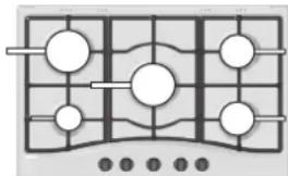 HOTPOINT TQG 752 WHA(ICE) - Consigli pratici per l'uso dei bruciatori - 1