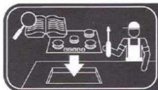 Diagram illustrating a process with labeled components and a downward arrow, possibly indicating a step or procedure.