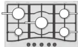 HOTPOINT TQG 752 WHA(ICE) - Praktisch advies voor het gebruik van de branders - 1