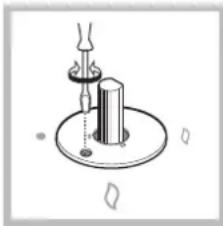 HOTPOINT TQG 752 WHA(ICE) - Esquema para prender os ganchos - 5