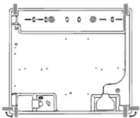 HOTPOINT TQG 752 WHA(ICE) - Esquema para prender os ganchos - 3