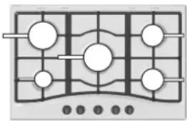 HOTPOINT TQG 752 WHA(ICE) - Practical advice on using the burners - 1