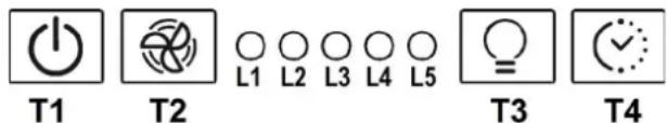HOTPOINT HHPN 6.4F AM OW - BEDIENINGSELEMENTEN - 1