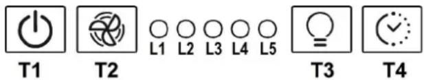 HOTPOINT HHPN 6.4F AM OW - БАСКАРУ ЭЛЕМЕНТТЕРИ - 1
