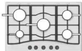 HOTPOINT PCN 752 TEXHA - Practical advice on using the burners - 1