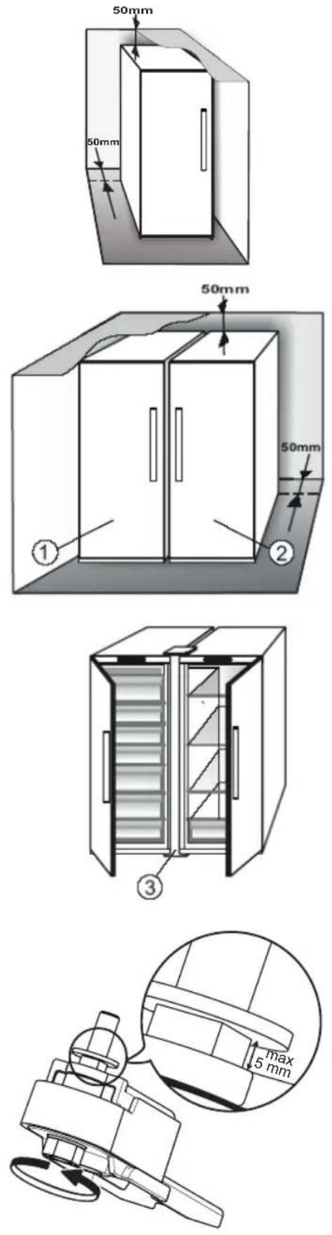 HOTPOINT UH8 F2D XI 2 - TÜREN EINSTELLEN (FALLS VORHANDEN) - 1