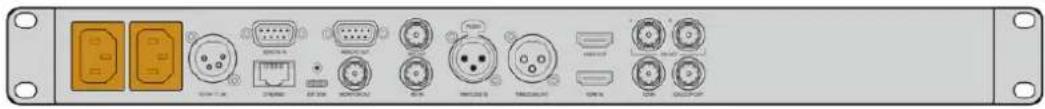 Blackmagic Design HyperDeck Studio HD Pro - Conexão de alimentação - 1