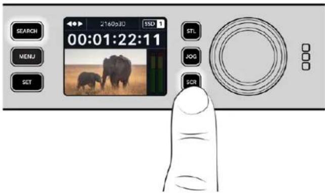 Blackmagic Design HyperDeck Studio HD Pro - Mit dem Suchlaufregler arbeiten - 2