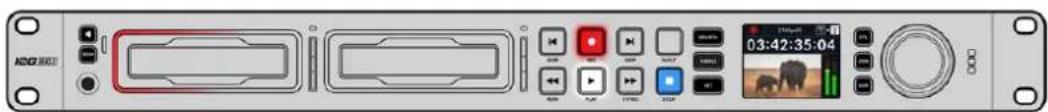 Blackmagic Design HyperDeck Studio HD Pro - Medya Yuvasi Gostergeleri - 1