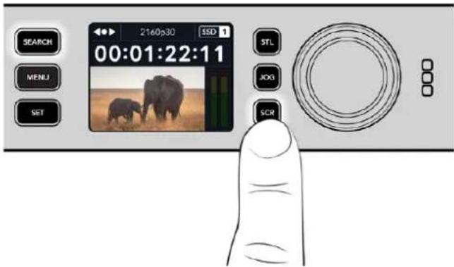 Blackmagic Design HyperDeck Studio HD Pro - Utiliser la molette - 2