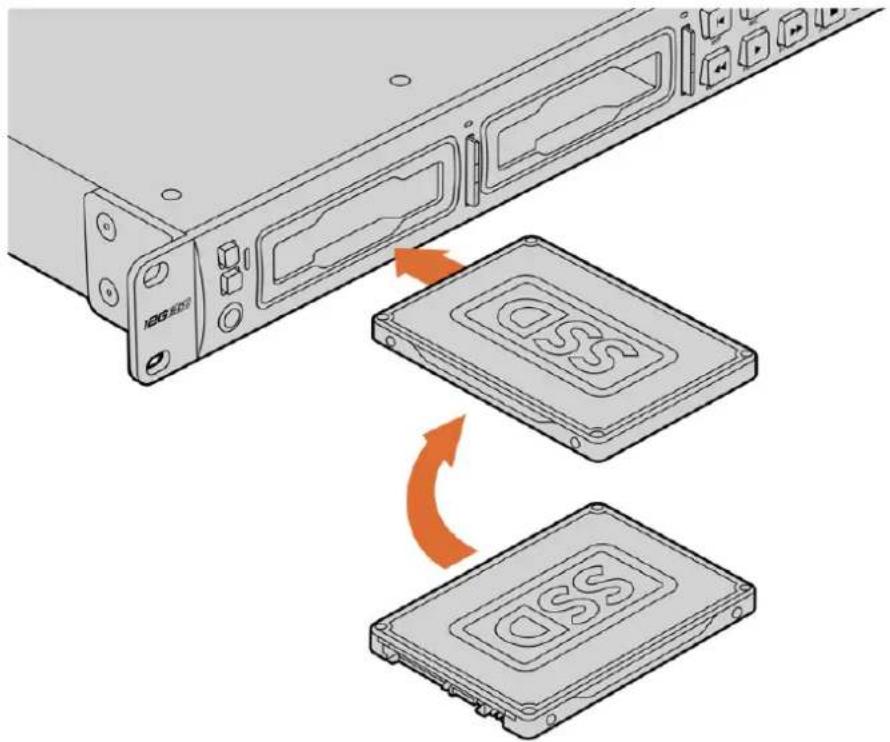Blackmagic Design HyperDeck Studio HD Pro - Para insertar unaunidad SSD: - 2