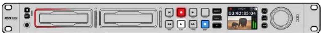 Blackmagic Design HyperDeck Studio HD Pro - Indicadores luminosos - 1