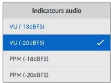 Blackmagic Design HyperDeck Studio HD Pro - Indicateurs audio - 1
