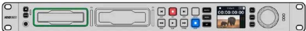 Blackmagic Design HyperDeck Studio HD Pro - Iopraok yctaHOBKn SSD-dncka - 1