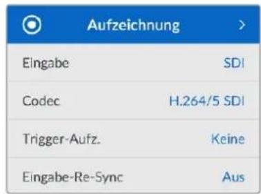 Blackmagic Design HyperDeck Studio HD Pro - Einstellungen - 1