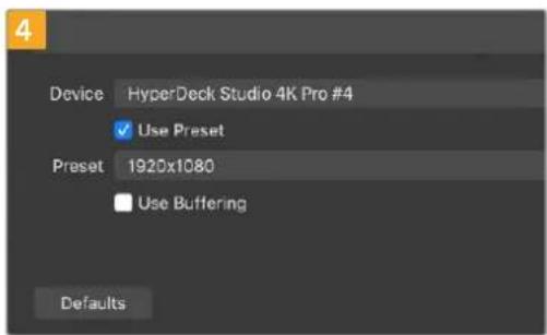 Blackmagic Design HyperDeck Studio HD Pro - 设置Open Broadcaster - 4