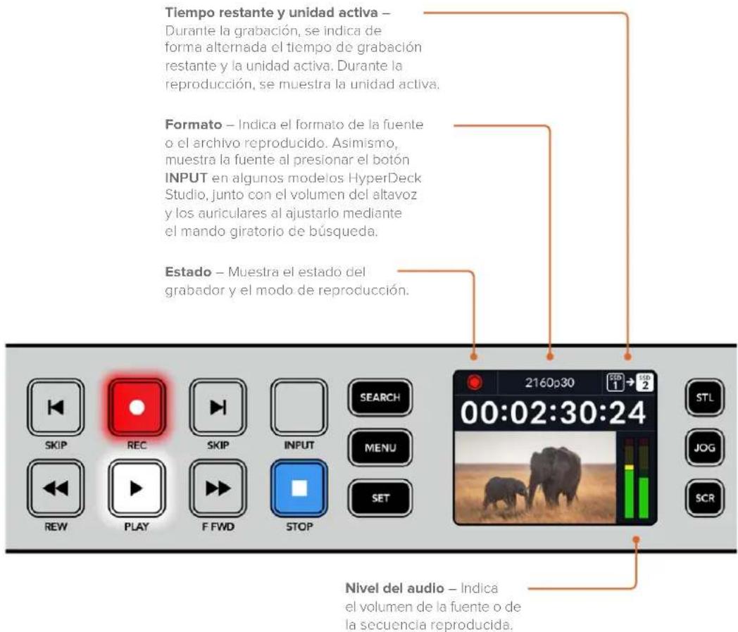 Blackmagic Design HyperDeck Studio HD Pro - Pantalla principal - 1