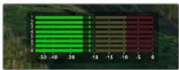 Blackmagic Design HyperDeck Studio HD Pro - Indicateurs audio - 3