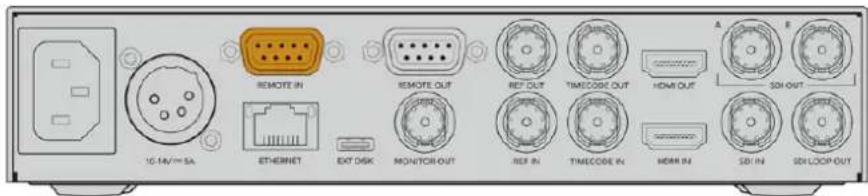 Blackmagic Design HyperDeck Studio HD Pro - Uso de un controlador RS-422 externo - 3
