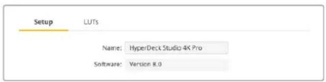 Blackmagic Design HyperDeck Studio HD Pro - Pour utiliser l'HyperDeck Setup : - 2