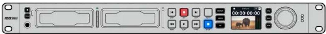 Blackmagic Design HyperDeck Studio HD Pro - Para insertar una tarjeta SD: - 2