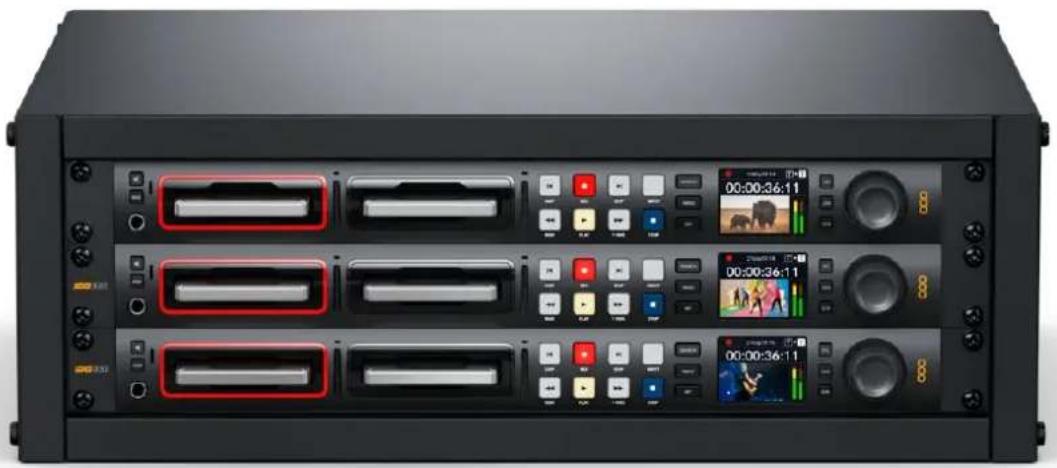 Blackmagic Design HyperDeck Studio HD Mini - Présentation des enregistrurs à disque HyperDeck - 1