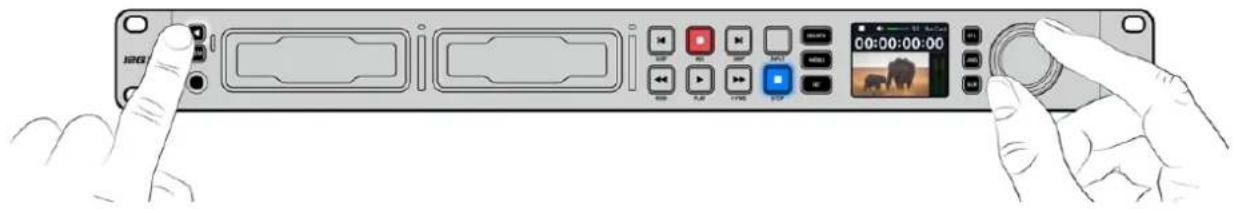 Blackmagic Design HyperDeck Studio HD Mini - 检查音频 - 1