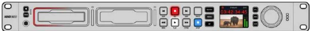 Blackmagic Design HyperDeck Studio HD Mini - Gravacao em multiplas midas - 1