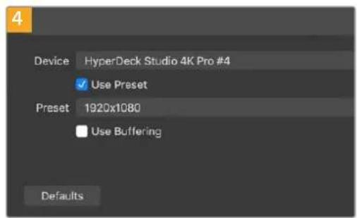 Blackmagic Design HyperDeck Studio HD Mini - Configurare Open Broadcaster - 4