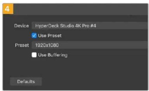Blackmagic Design HyperDeck Studio HD Mini - Configuración de Open Broadcaster - 4