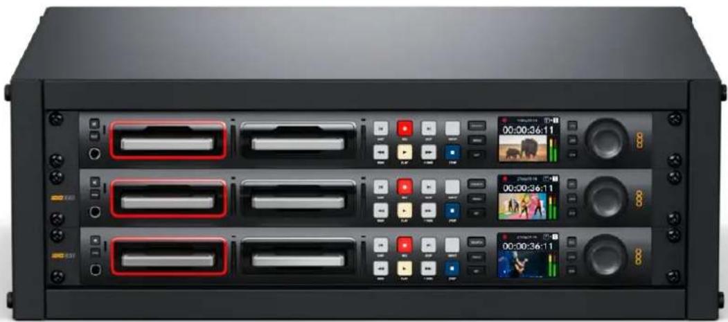 Blackmagic Design HyperDeck Studio HD Mini - Овзор дисковых peкордеров HyperDeck - 1