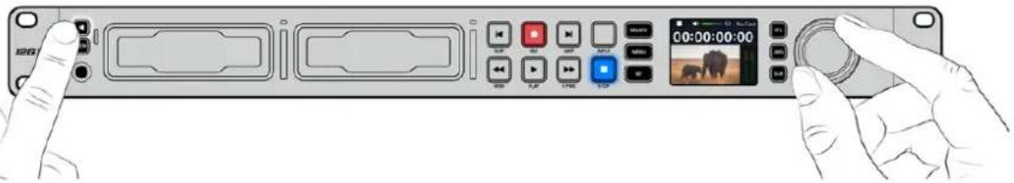 Blackmagic Design HyperDeck Studio HD Mini - Audiokontrollieren - 1