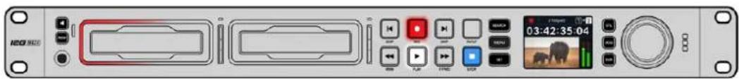 Blackmagic Design HyperDeck Studio HD Mini - Spie degli slot - 1