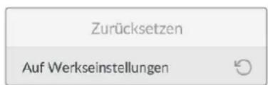 Blackmagic Design HyperDeck Studio HD Mini - Menu „Zurücksetzen" - 1