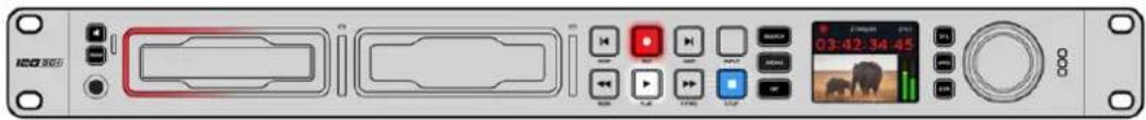 Blackmagic Design HyperDeck Studio HD Mini - Aufzeichnen auf mehrere Datenträger - 1