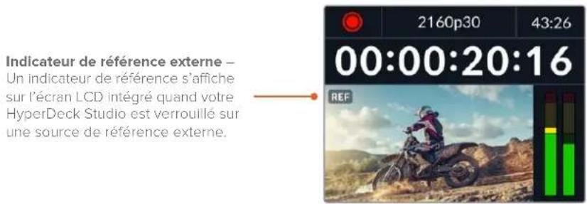 Blackmagic Design HyperDeck Studio HD Mini - Paramètres Genlock - 1
