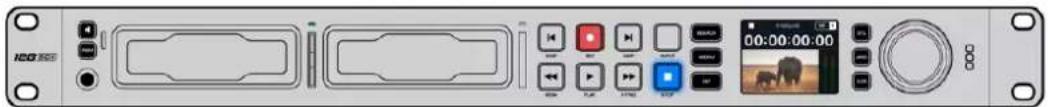 Blackmagic Design HyperDeck Studio 4K Pro - 插入SD卡步骤 如下: - 2