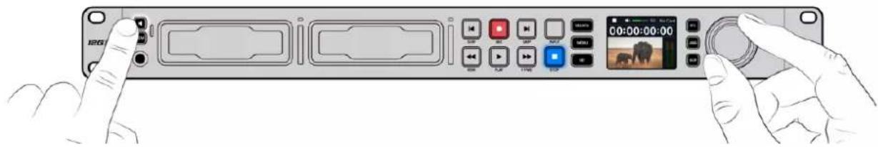 Blackmagic Design HyperDeck Studio 4K Pro - Audio kontrollieren - 1