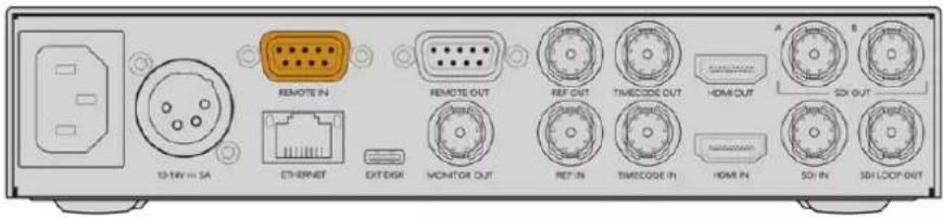 Blackmagic Design HyperDeck Studio 4K Pro - Utilisation d'un contrôleur RS-422 externe - 3