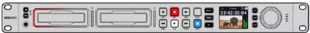 Blackmagic Design HyperDeck Studio 4K Pro - 存储介质插槽提示 - 1