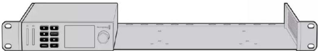 Blackmagic Design HyperDeck Studio 4K Pro - Teranex Mini Rack Shelf - 1