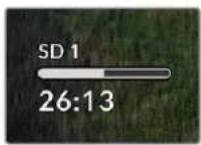 Blackmagic Design HyperDeck Studio 4K Pro - 剩余时间 - 1