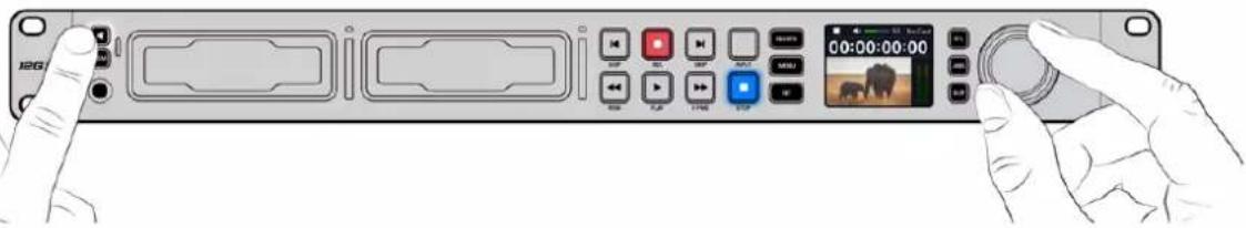 Blackmagic Design HyperDeck Studio 4K Pro - 检查音频 - 1