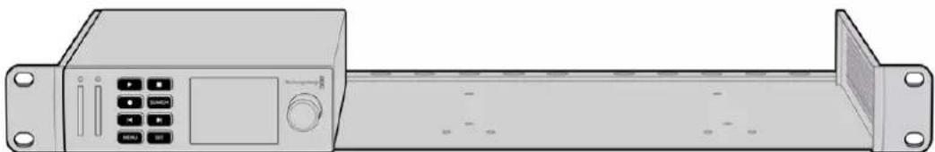 Blackmagic Design HyperDeck Studio 4K Pro - Teranex Mini Rack Shelf - 1