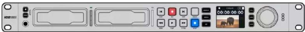Blackmagic Design HyperDeck Studio 4K Pro - So führen Sie eine SD-Karte ein: - 2
