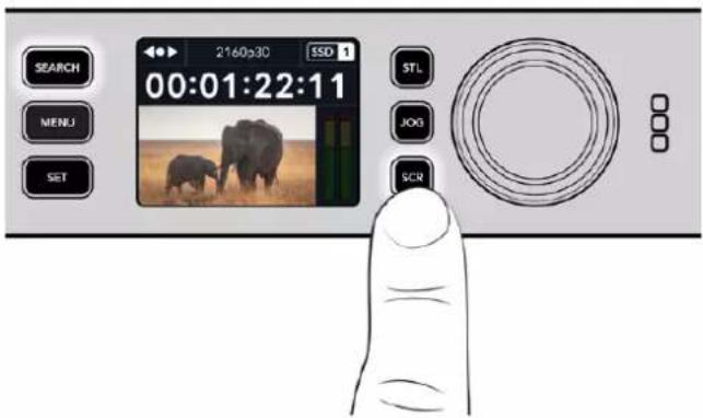 Blackmagic Design HyperDeck Studio 4K Pro - サーチダイヤルの使用 - 5